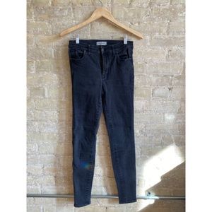 Madewell skinny high rise black jeans size 28 tall